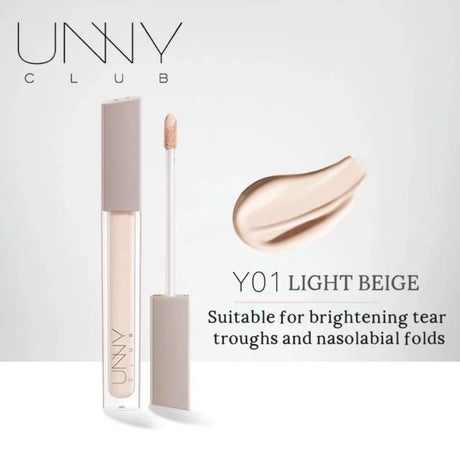 Unny Club Airy Full Coverage Liquid Concealer #Y01 LIGHT BEIGE