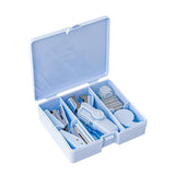Planwith Mini Portable Stationery Tool Chest Kit Blue 8pcs