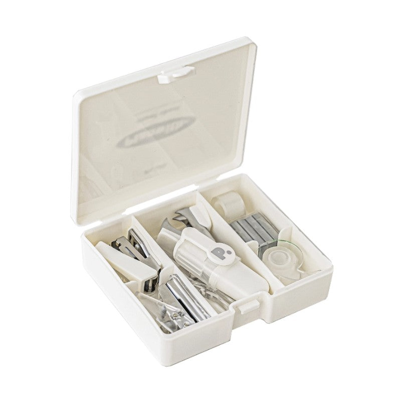 Planwith Portable Mini Stationery Tool Box White 8pcs