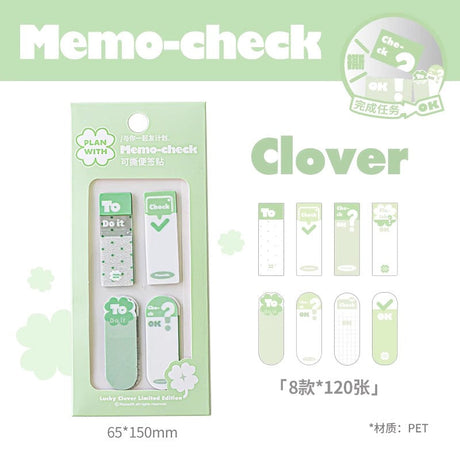 Planwith Simple Tear-off Sticky Notes Clover