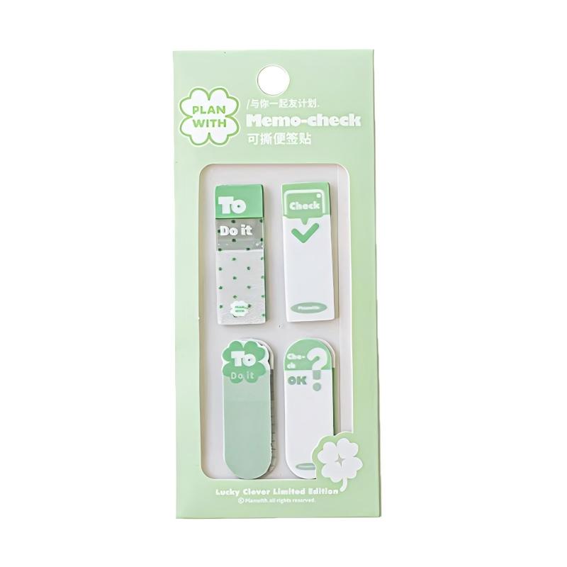 Planwith Simple Tear-off Sticky Notes Clover