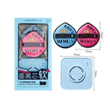 Amortals Makeup Blender Black & Pink Puff Set XL 2pcs