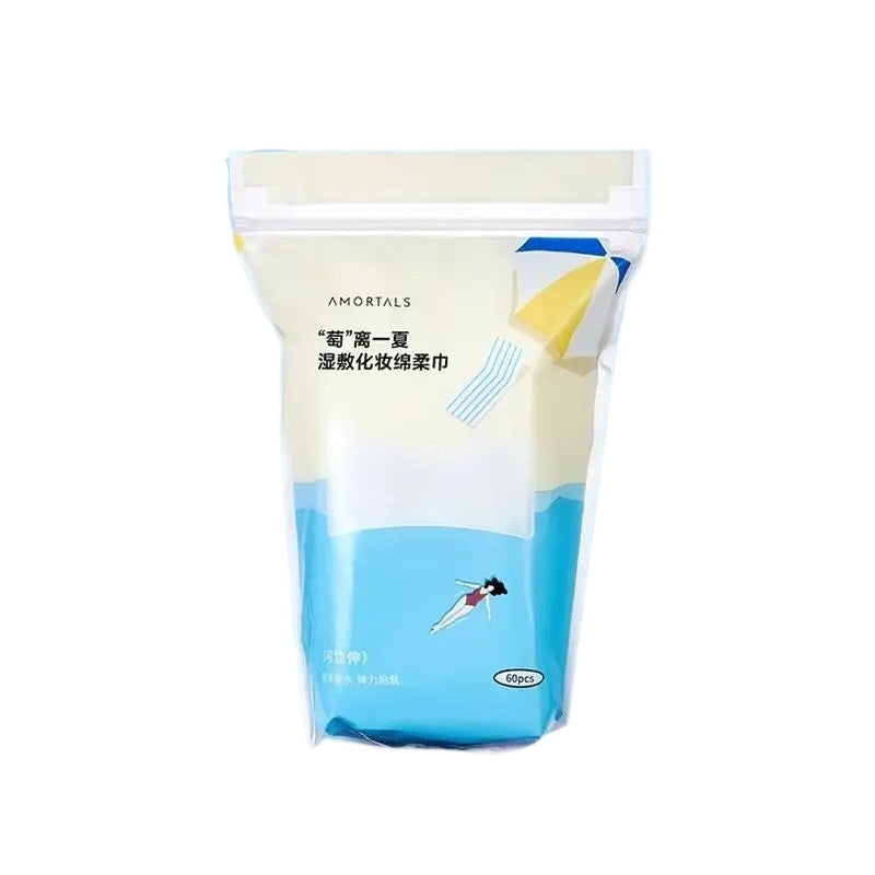 Amortals Stretchable Wet Cotton Pad 60pcs