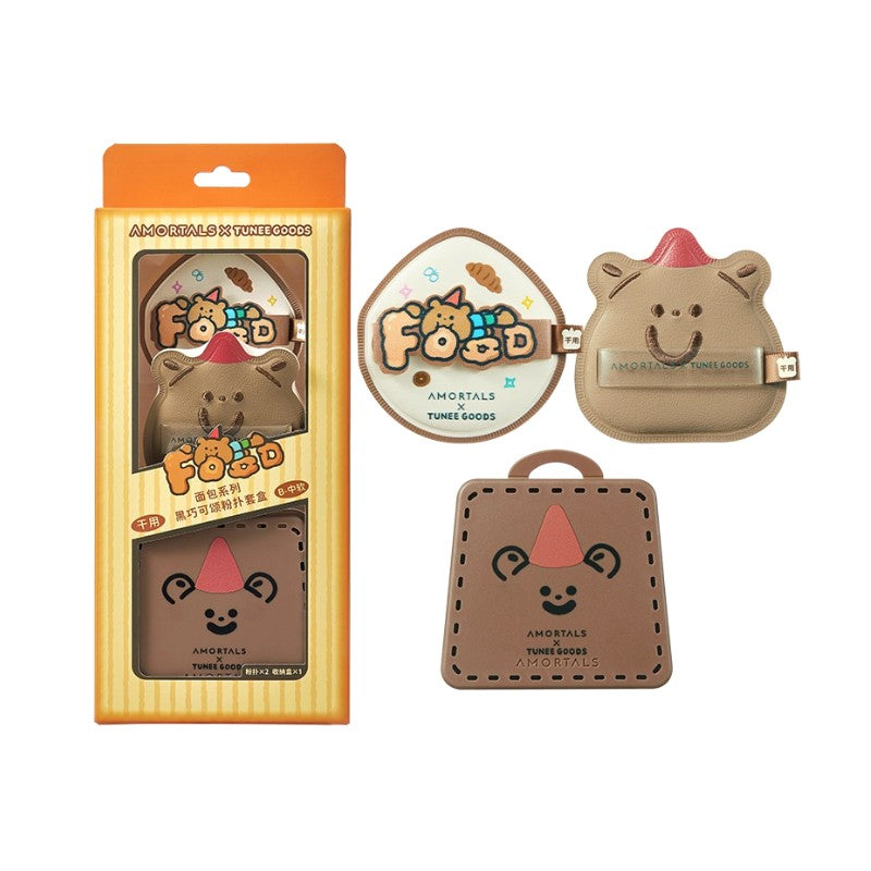 Amortals X Tunee Goods Bread Series Dark Chocolate Croissant Puff Set Dry Use