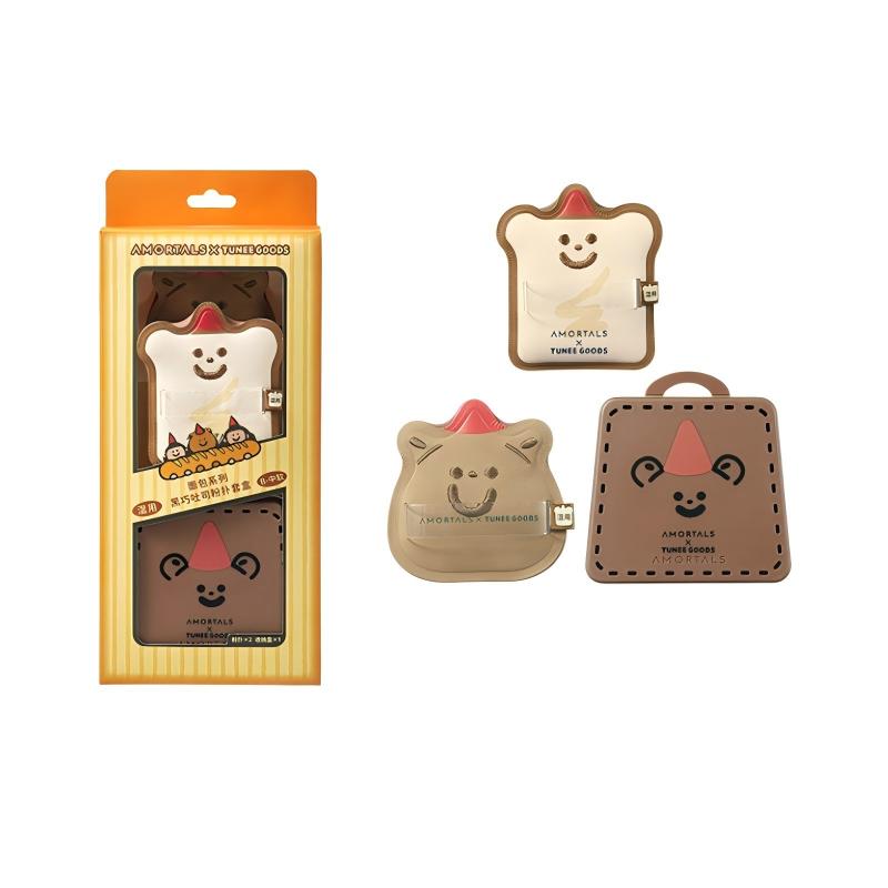 Amortals Tunee Goods Bread Series Dark Chocolate Toast Puff Set