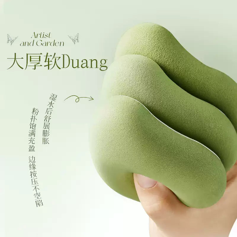 Amortals尔木萄艺术家手心花园底妆粉扑六边形湿用 1枚