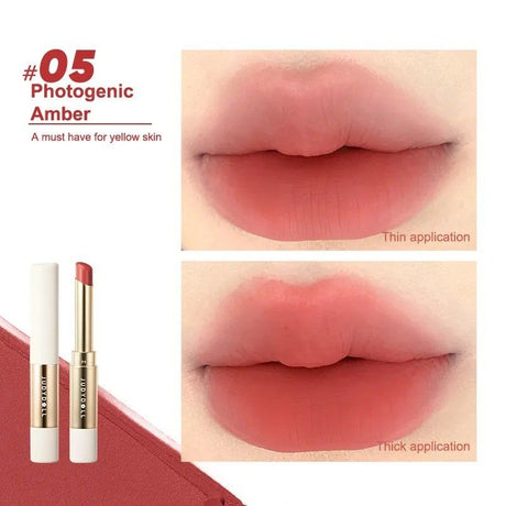 Judydoll Double-ended Velvet Matte Lipstick #W05 Photogenic Amber