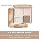 Judydoll 2 IN 1 Highlighter Contour Palette #04 Blush
