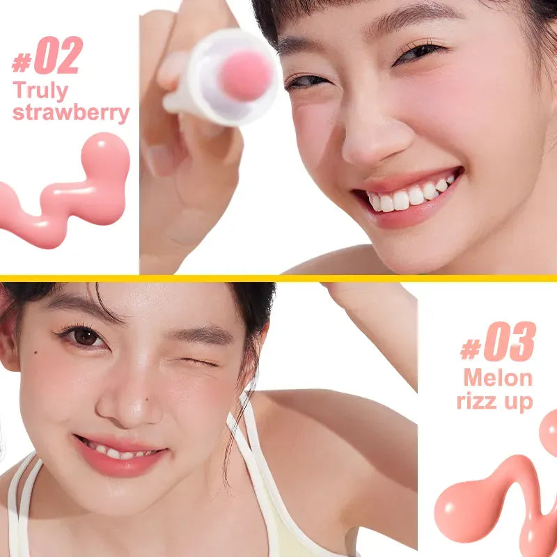 Judydoll橘朵运动系列液体腮红#02氧气草莓粉