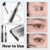 Judydoll 3D Curling Eyelash Iron Mascara Sport Chic 6°Precision Design #01 Black