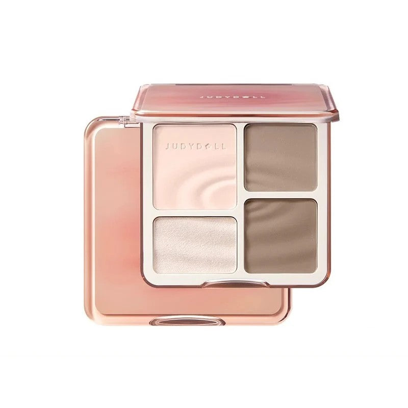Judydoll 2 in 1 Highlighter Contour Palette #01 Waves