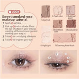 Judydoll Colors Eyeshadow Palette #17 Sweet Smaked Rose 8.5g