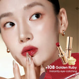 Judydoll Stay Shine Lipstick Holiday Limited Edition #108 Golden Ruby