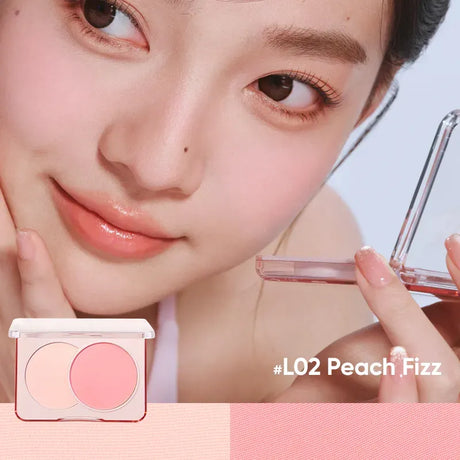 Judydoll橘朵双色腮红#L002桃桃气泡