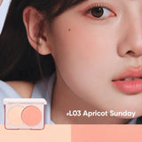 Judydoll 2-Color Blush #L003 Apricot Sunday