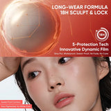 Judydoll Quick-Fix Contour Duo Highlight & Contour Stick #01 Soft Pink + Cool Grey Brown