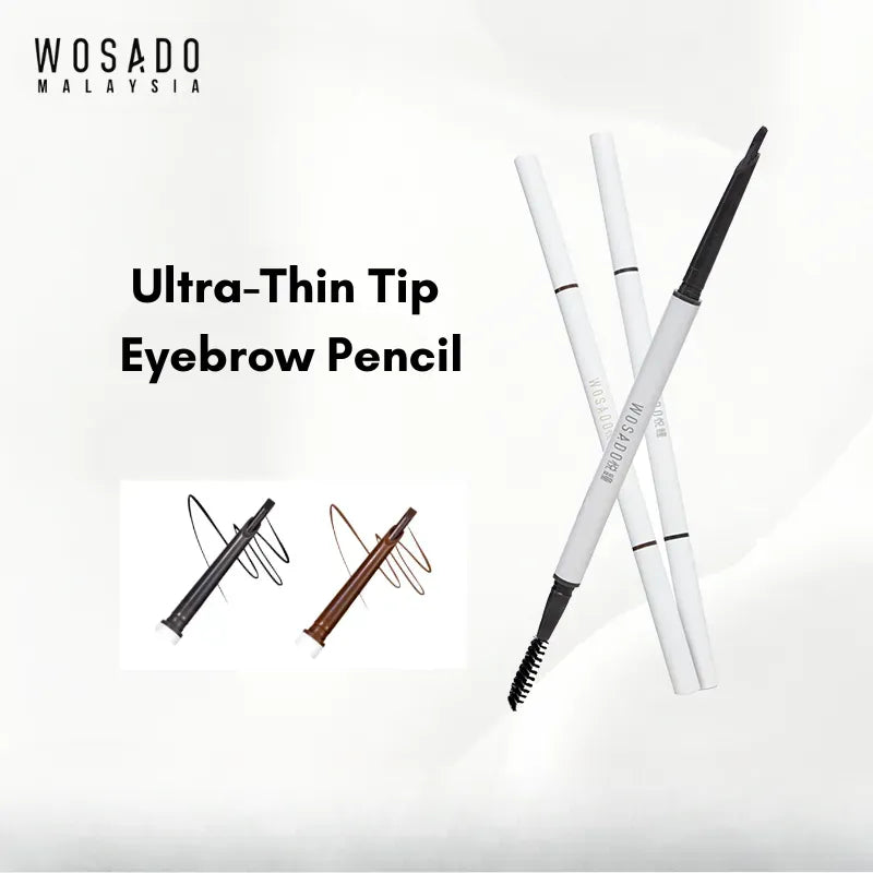 Wosado Ultra-Thin Tip Eyebrow Pencil #01 Grey