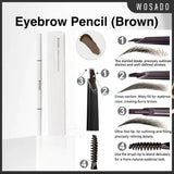 Wosado Ultra-Thin Tip Eyebrow Pencil #02 Brown