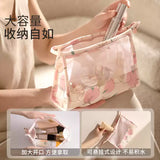 Youngtime有时光网格款洗漱包薄荷绿25*17.5*8cm