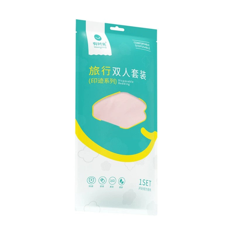 Youngtime有时光印迹系列7A抗菌双人旅行床上四件套梦兮蓝黄