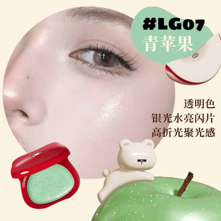 Leemember荔萌苹果系列水光腮红膏#LG07青苹果