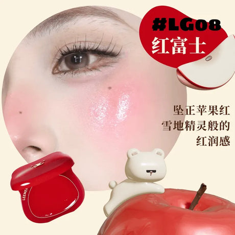 Leemember荔萌苹果系列水光腮红膏#LG08红富士
