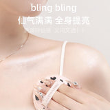 Guoxiaoniu Powder Puff With Body Highlighter 1pcs