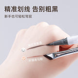 Guoxiaoniu Angled Blade Eyeliner Brush Rose Gold Small 343 1pcs