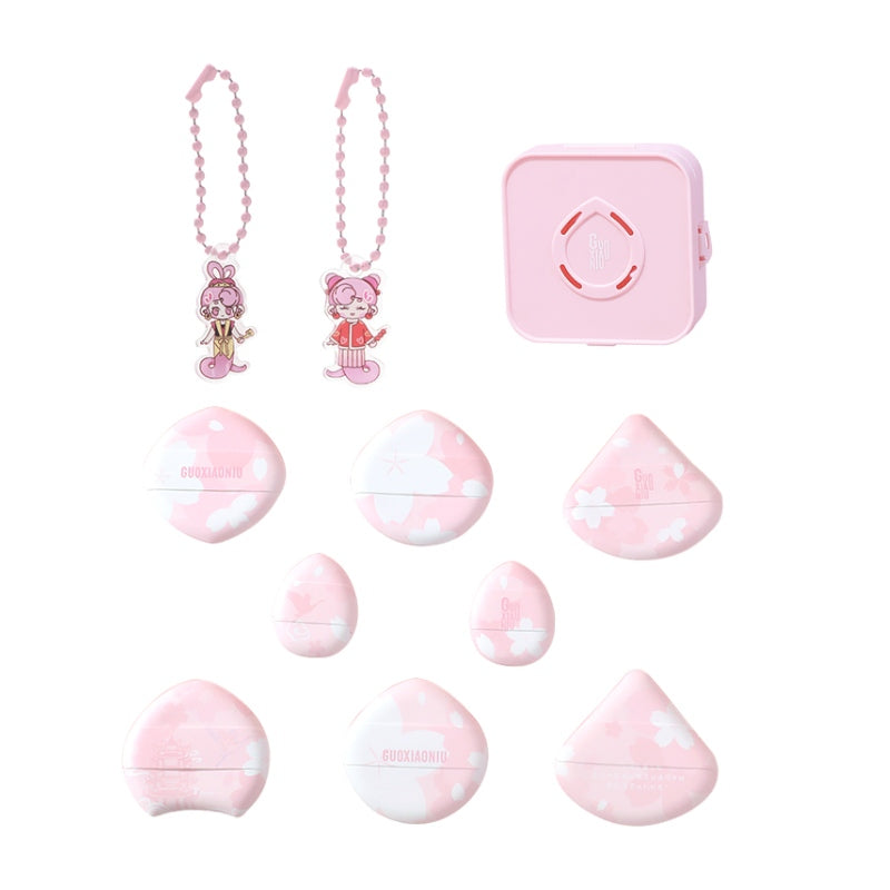 Guoxiaoniu Powder Puff Set 8pcs