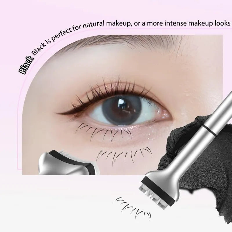 Dezone Eyeliner Pencil With Lower Eyelash Stamp #KN02 Brown