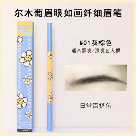 Amortals Wiggle Double Ended Eyebrow Pencil #01 Ash Brown