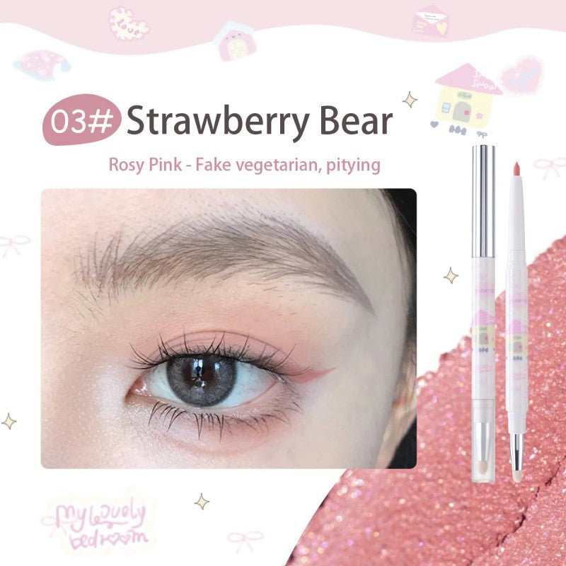 Flortte Bread Bear＆Me Gel Eyeliner #03 Strawberry Bear