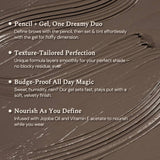 Flower Knows The Sweetie Bear Eyebrow Gel & Pencil #02 Natural Brown