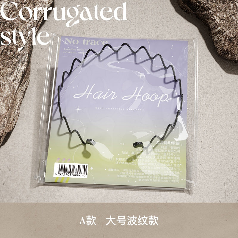 Allsmile Invisible Headband Large Wavy Style