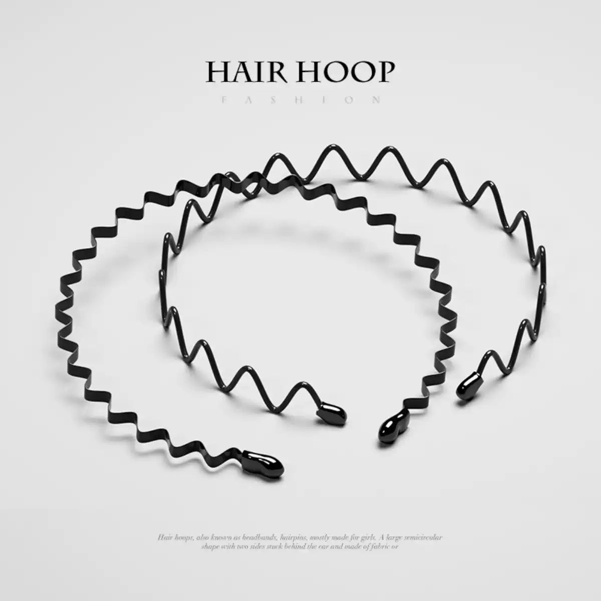 Allsmile Invisible Headband Large Wavy Style