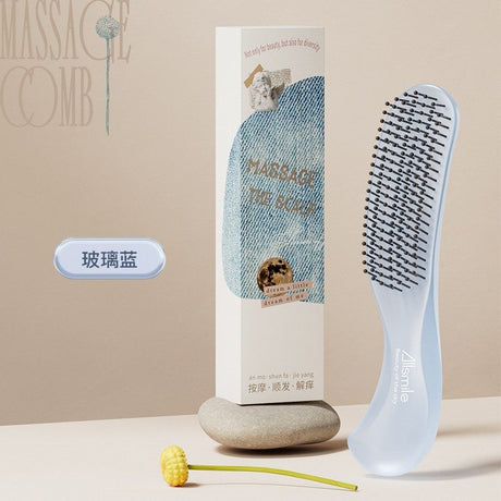 Allsmile Single-Tooth Massage Comb Glass Blue