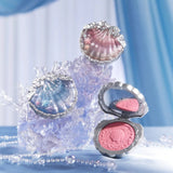 Flower Knows花知晓贝壳珍珠系列丝缎腮红#02月光面纱