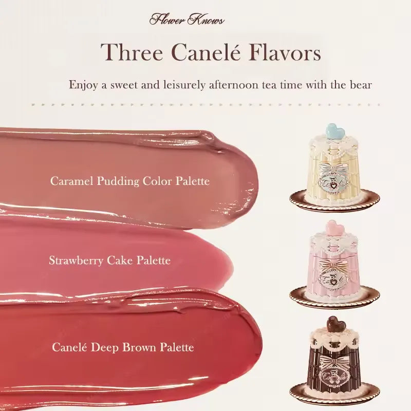Flower Knows The Sweetie Bear Coating Lip Jelly #JE01 Fluffy Toast