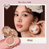 Flower Knows The Sweetie Bear Silk Satin Blush #02 Garden Picnic