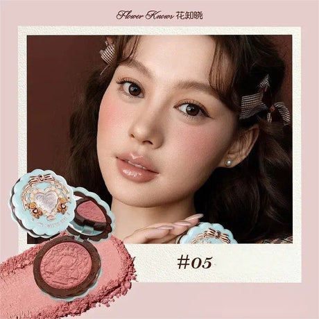 Flower Knows The Sweetie Bear Silk Satin Blush #05 Bear Biscuit