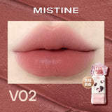 Mistine Thai Latte Juicy Lip Glaze Leopard Print #V02 Cold Rose Milk