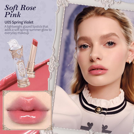 Flower Knows Knight Unicorn Glazed Lipstick #U05 Spring Violet