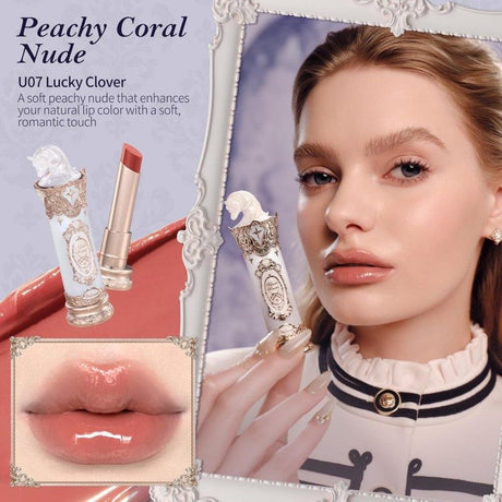 Flower Knows Knight Unicorn Glazed Lipstick #U07 Lucky Clover