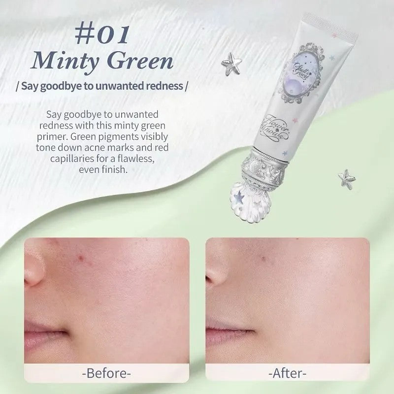 Flower Knows花知晓贝壳珍珠系列调色妆前乳#01薄荷绿