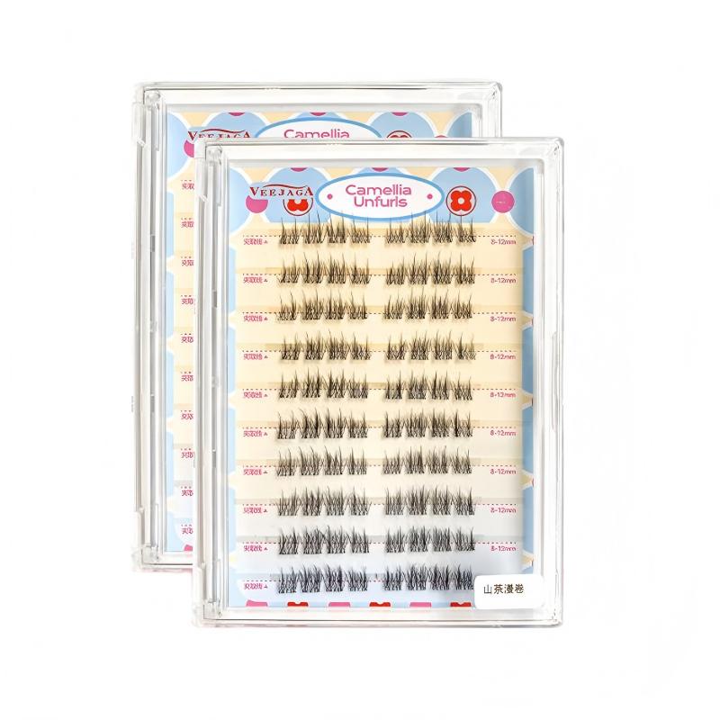 Veejaga免胶假睫毛山茶漫卷