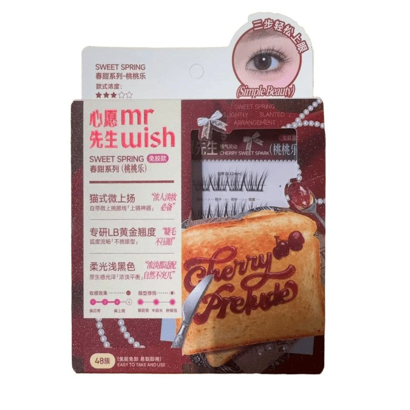 MR.Wish Glue-Free False Eyelashes Sweet Spring Cherry Sweet Spark