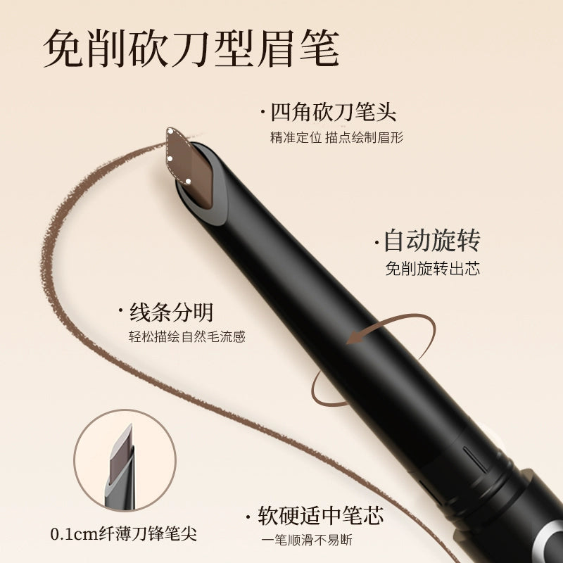 Oete 2-in-1 Eyebrow Pencil & Mascara #01 Black Gray