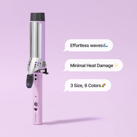 Vodana Glam Wave Curling Iron FV 40mm Violet