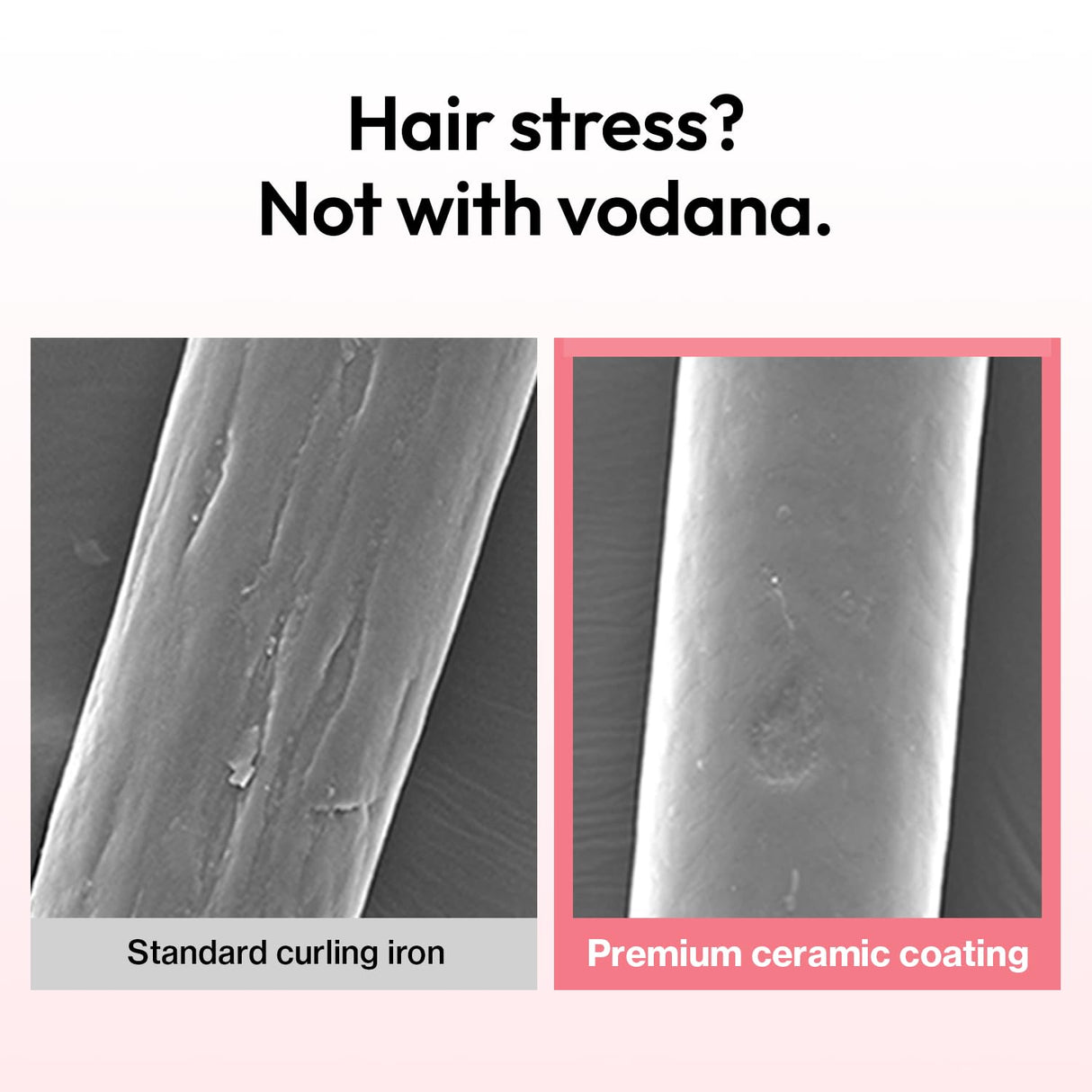 Vodana Glamwave Curling Iron Ivory Mood 40mm