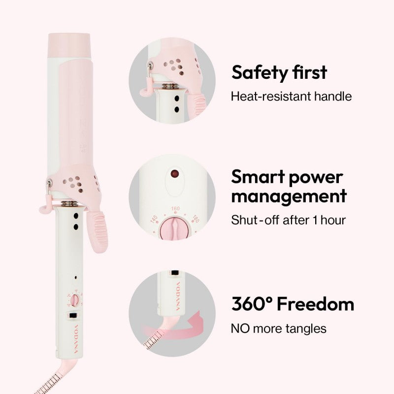 Vodana Glamwave Curling Iron Cherry BIossom 40mm